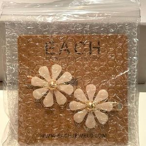 Flower hair barrette set